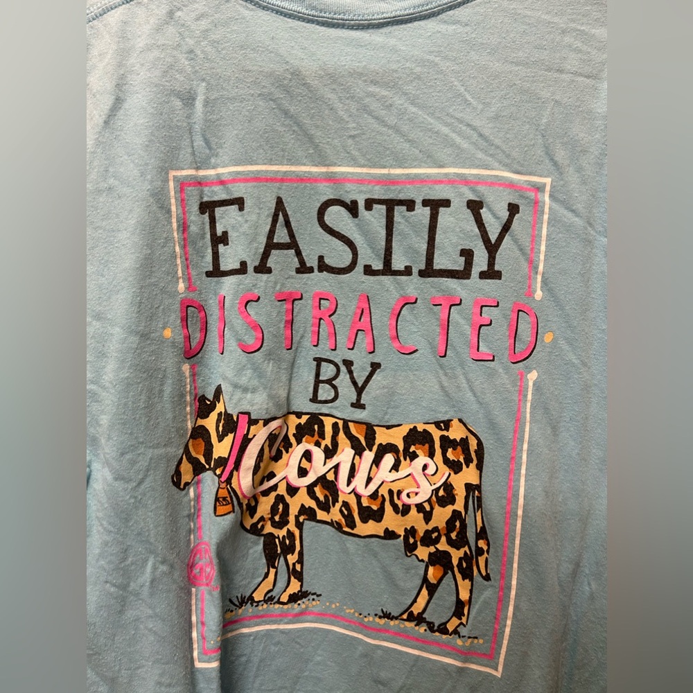 Girlie Girl cow T-shirt